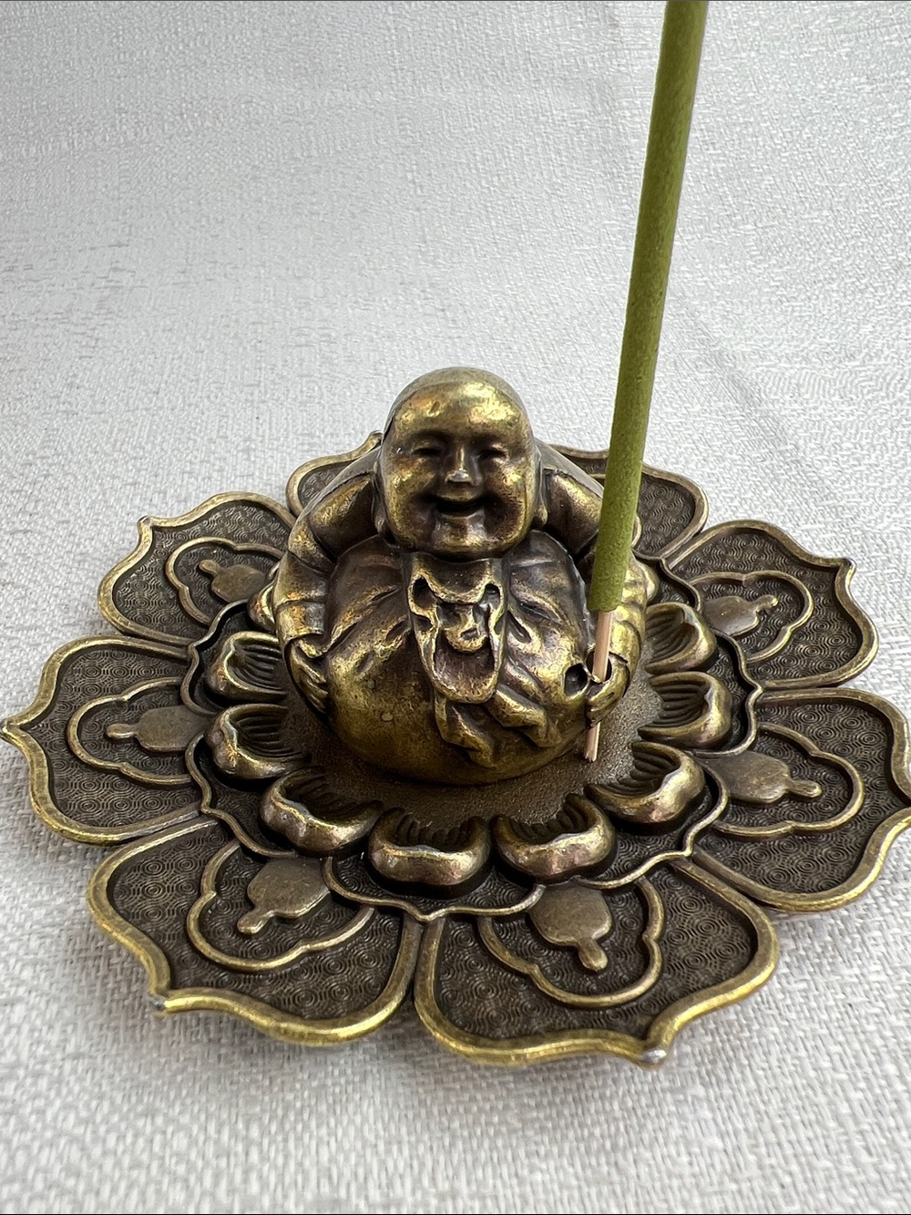 Incense holder approximately 4 inches wide 2 1/2 inches tall